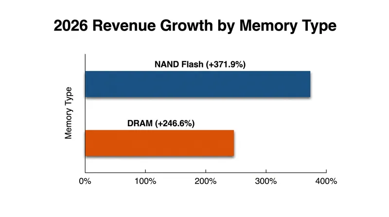 The 'memflation' cycle is driving unprecedented revenue growth in specific storage and memory sectors.