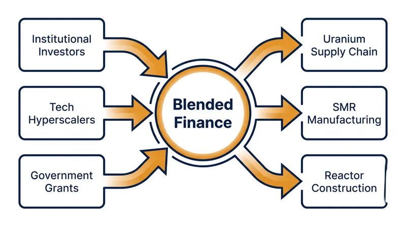How blended finance models aim to unlock institutional capital for the nuclear supply chain.