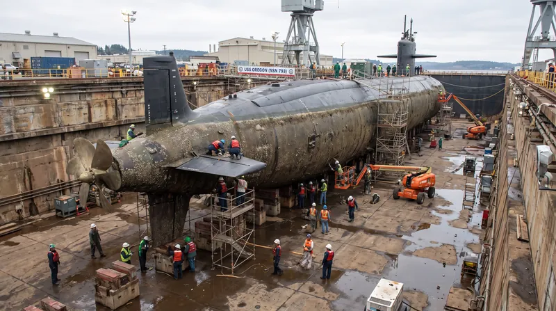 A severe maintenance backlog has kept critical nuclear submarines tied to the pier, prompting the push for a fifth public shipyard.
