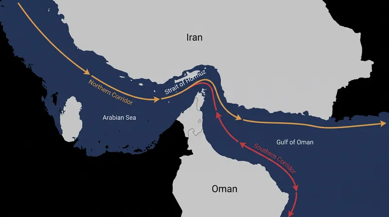 The proposed bilateral framework would divide commercial shipping traffic between Iranian and Omani territorial waters.