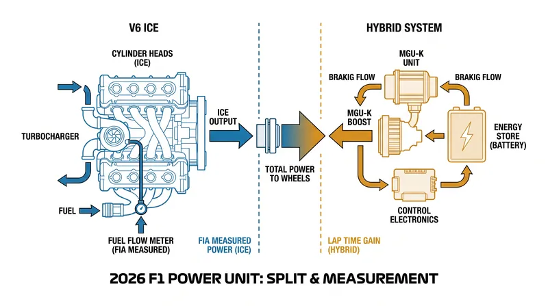 The ADUO metric heavily weights the internal combustion engine, creating a loophole for teams to upgrade their hybrid deployment.