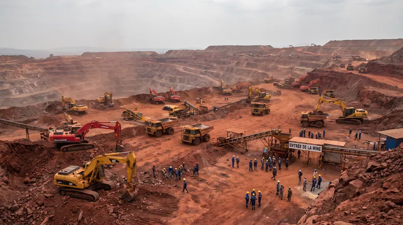 The Democratic Republic of Congo produces over 70 percent of the world's cobalt, a critical component in electric vehicle batteries.