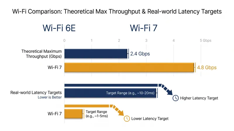 While peak throughput doubles, the most noticeable upgrade for users is the reduction in latency spikes.