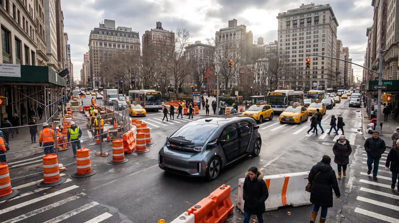 Without physical backup controls, the Cybercab must independently navigate complex urban environments and construction zones.