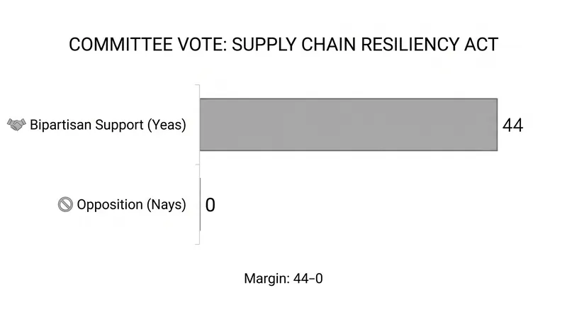 Supply chain resilience has emerged as a rare point of unanimous bipartisan agreement in Congress.