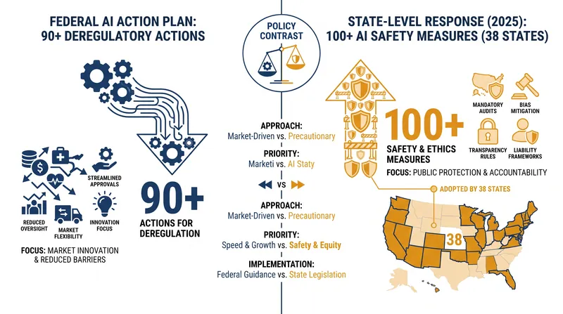 The collision of federal deregulation and state-level legislative activity.