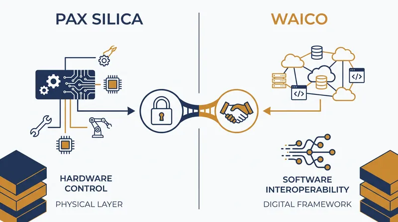 How the two competing frameworks approach technological governance.