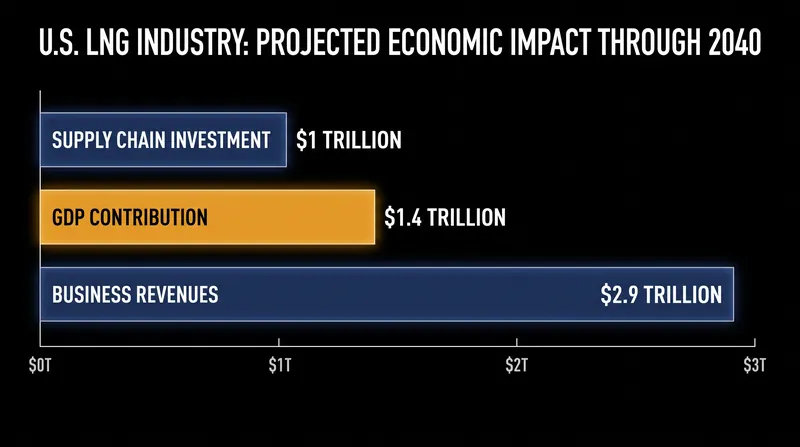 The LNG supply chain is expected to generate unprecedented economic multipliers across the U.S. economy.