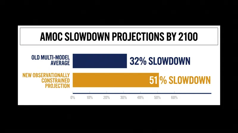 Constraining models with real-world data reveals a 60% stronger weakening of the current.