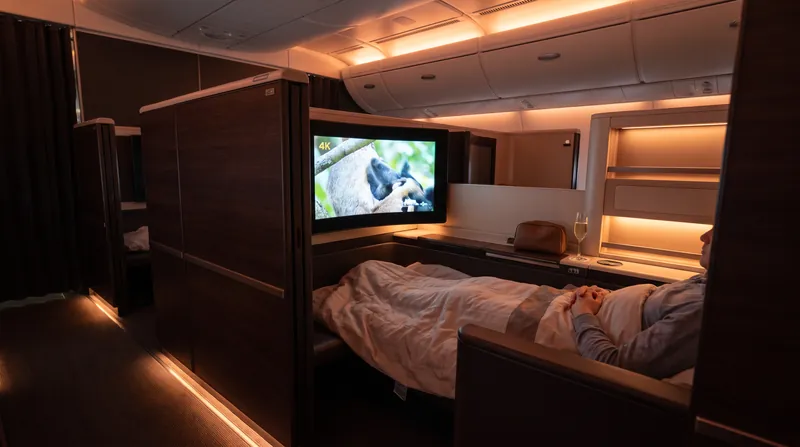 The new narrow-body jets will feature 20 Polaris suites with privacy doors, bringing wide-body comfort to single-aisle planes.