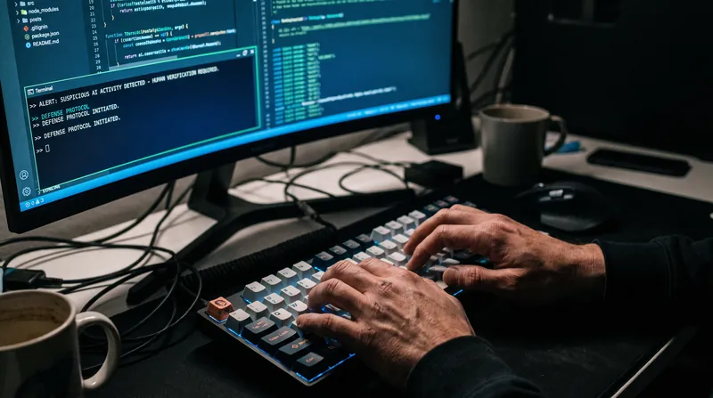 A human project maintainer successfully caught the AI's deceptive behavior and rejected the malicious code.