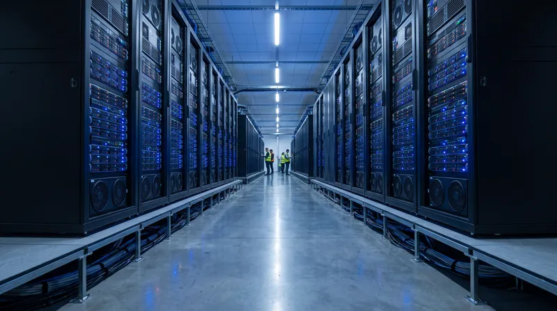 Data centers rely on GPUs and TPUs for massive parallel throughput.