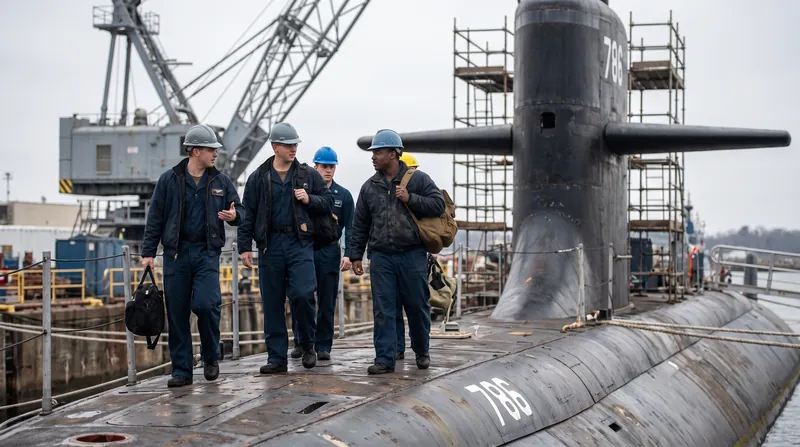 Submarines awaiting maintenance or decommissioning must remain fully crewed, exacerbating personnel shortages.