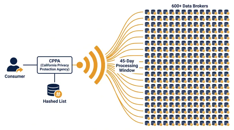How the Delete Request and Opt-Out Platform reverses the administrative burden of privacy.