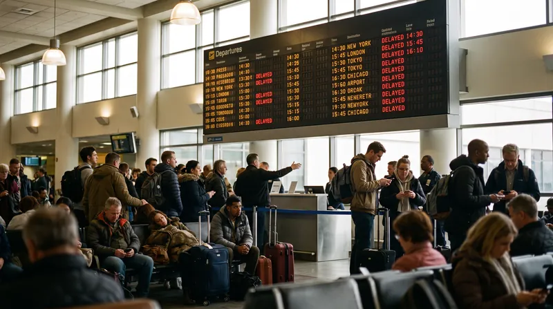 Equipment failures in high-traffic sectors frequently cause cascading delays across the national airspace.