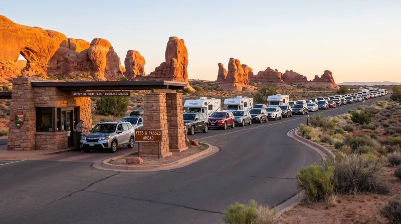 Without timed entry, arriving before 8:00 AM is the most reliable strategy to avoid temporary gate closures.