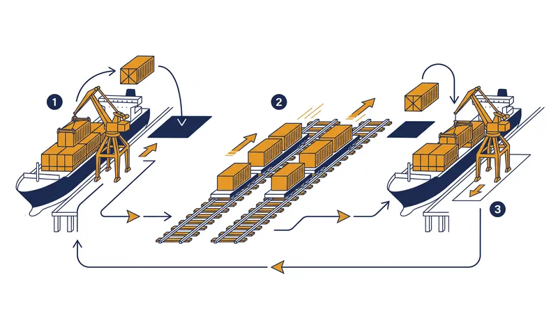 Unlike a canal, a land bridge requires time-consuming ship-to-rail-to-ship cargo transfers.