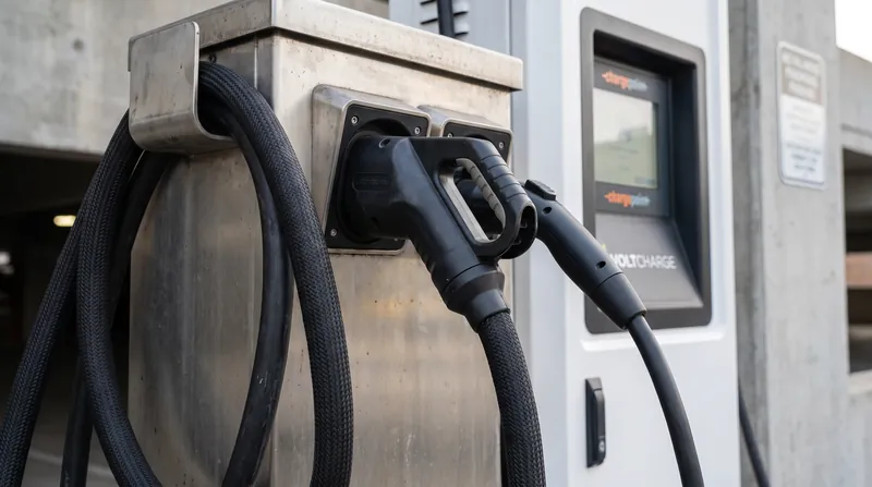Walmart's 400kW dispensers feature both CCS1 and NACS connectors, eliminating the need for aftermarket adapters.