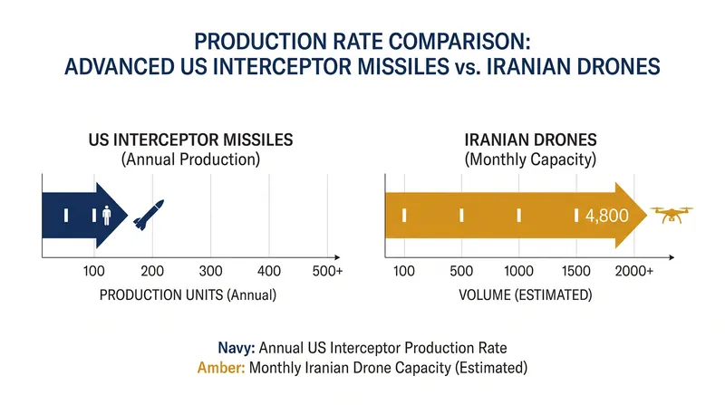 The defense industrial base struggles to match the production volume of low-cost drone manufacturing.