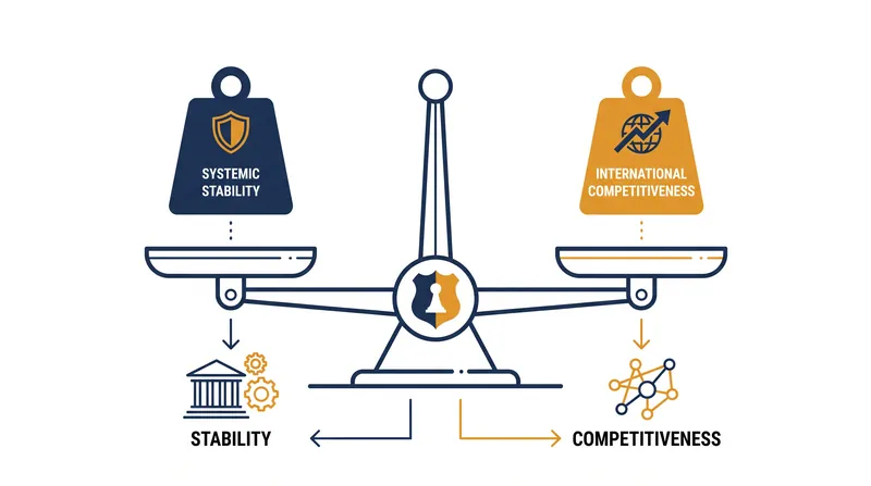Regulators increasingly balance traditional stability mandates against the pressure to remain internationally competitive.