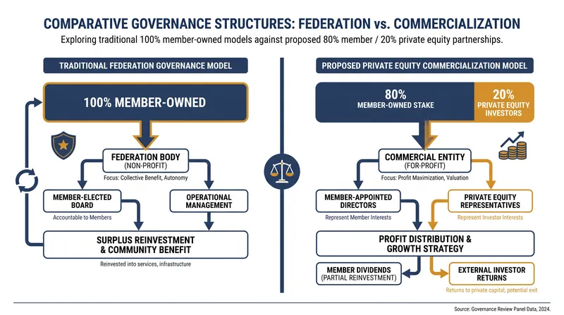 How the proposed private equity injection would have altered FIFA's commercial ownership structure.