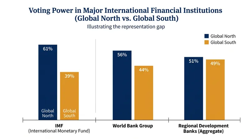 A core goal of the Pact is addressing the historical imbalance in voting power within international financial institutions.