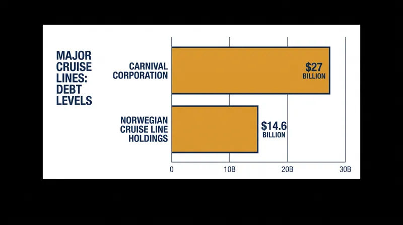 Post-pandemic debt levels remain a defining factor in cruise line financial strategy.