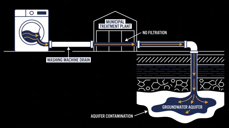 Standard municipal water treatment plants are not designed to filter 1,4-dioxane out of residential wastewater.