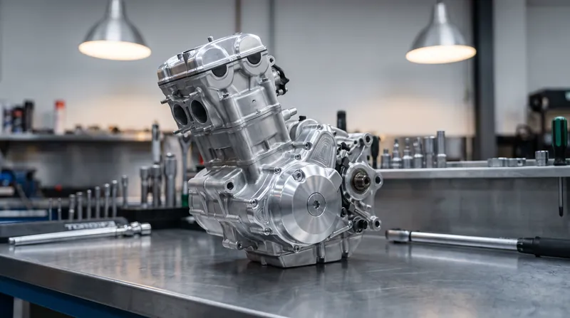 Because the cylinders are integral to the crankcase, the only safe remedy is a complete engine replacement.