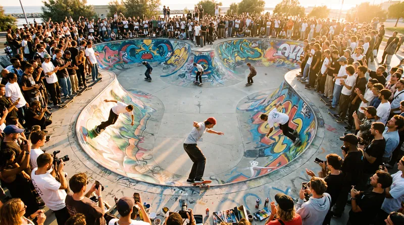 Local artist Chloé Bernard provided a fresh visual treatment for the Bowl du Prado ahead of the 2026 competition.