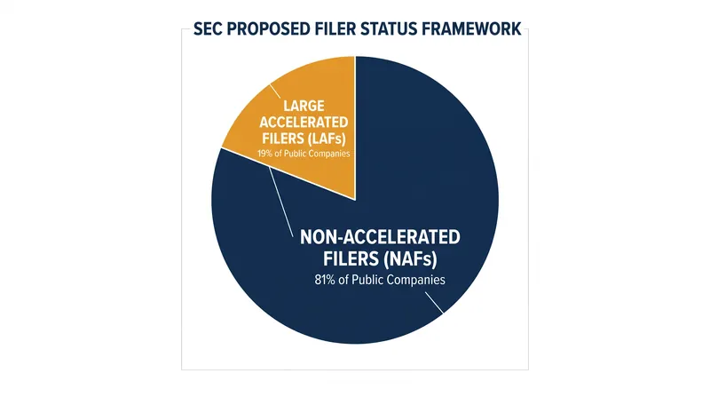Under the new proposal, the vast majority of public companies would qualify for scaled disclosure accommodations.
