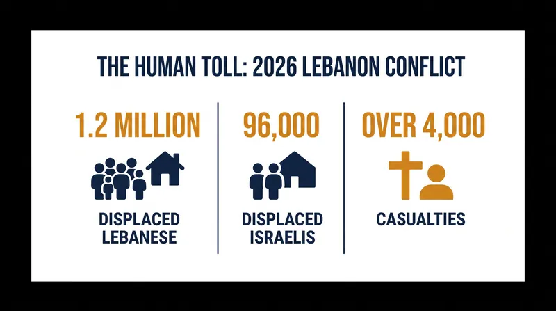 The protracted standoff has left over a million civilians displaced on both sides of the border.