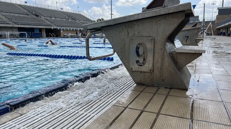 Filling all 10 lanes means athletes assigned to the outermost positions will race directly against the pool wall, raising concerns about splash-back and reflected currents.