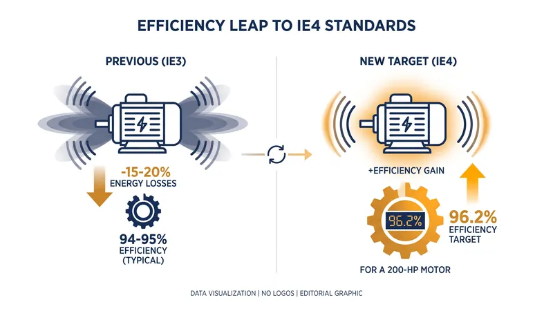 The shift to IE4 requires a physical re-engineering of how motors handle power.