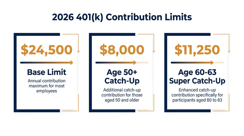 Workers aged 60 to 63 can now utilize a 'super' catch-up provision to maximize their retirement savings.