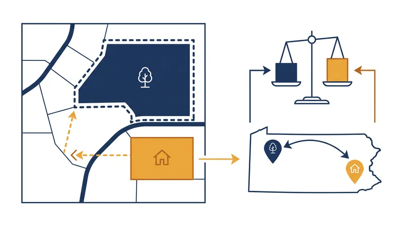 How a federal land exchange works: trading public access for private land of equal or greater value.