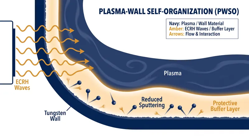 By controlling startup conditions, researchers created a buffer layer that prevented wall impurities from poisoning the plasma.