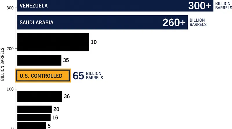 Venezuela holds the world's largest proven oil reserves, with the new U.S. joint venture controlling nearly a quarter of the country's total supply.
