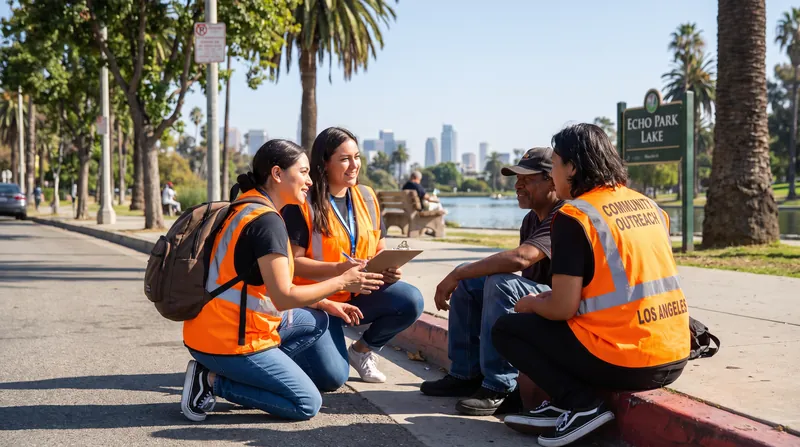 District 13 relies on intensive outreach teams to connect unhoused residents with services.