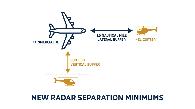 The rigid mathematical bubble that now surrounds commercial aircraft in busy terminal airspace.