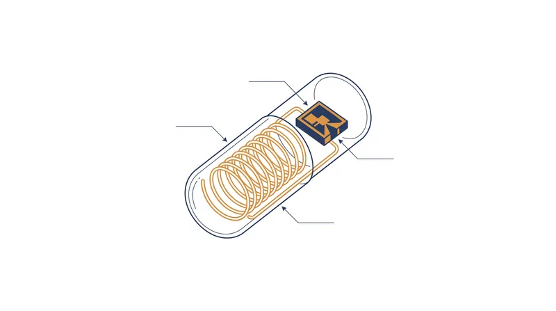 Subdermal microchips typically utilize RFID or NFC technology to transmit identification data to external scanners.