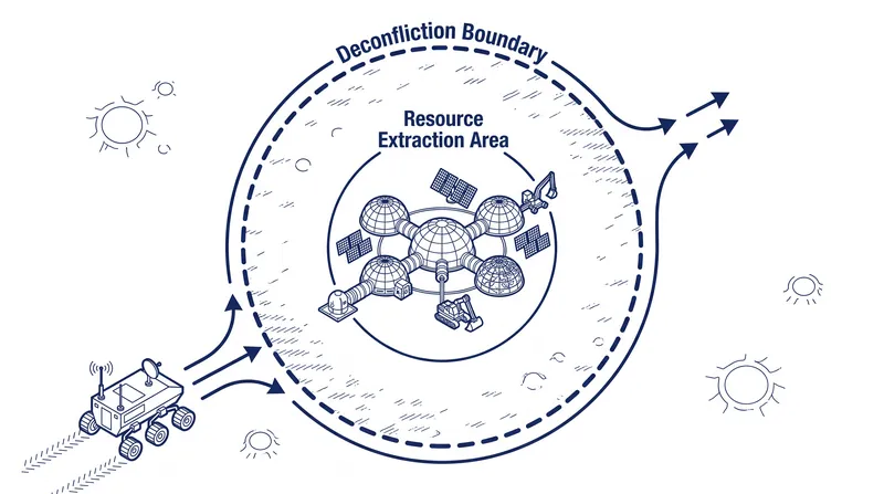 While the Accords forbid national appropriation, 'safety zones' provide functional exclusivity for resource extraction.