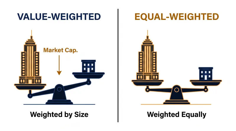 Value-weighted indices give larger, more expensive properties more influence over the metric, while equal-weighted indices treat every transaction equally.