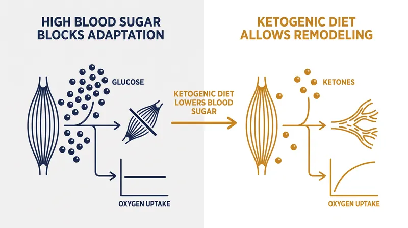 How glycemic control influences muscle remodeling during aerobic training.