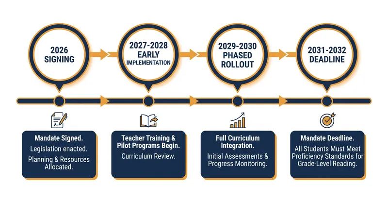 Educators have until the 2031-2032 academic year to complete the required training.