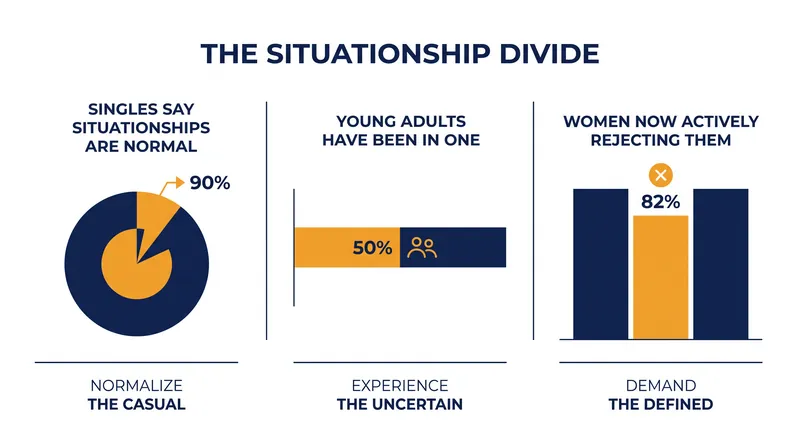 While situationships are widely normalized, a growing majority of daters are now rejecting the ambiguous arrangements.