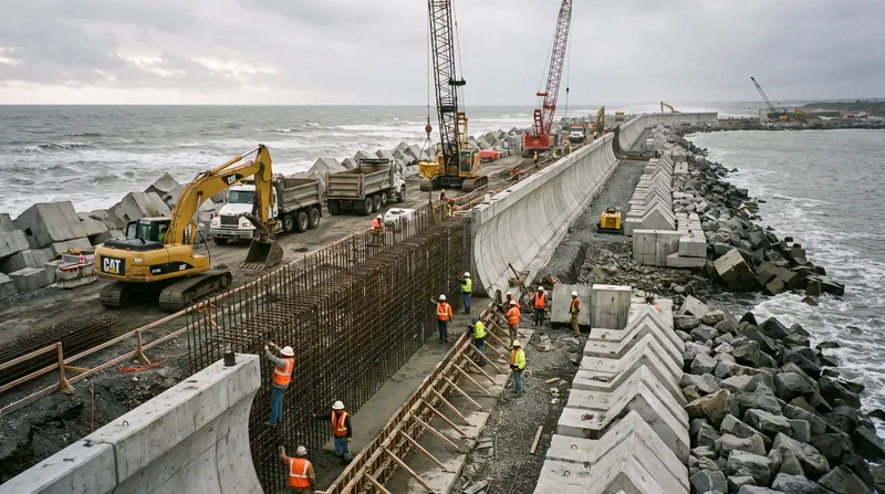Federal infrastructure projects, such as coastal sea walls, will now be designed using recalibrated, intermediate warming projections.