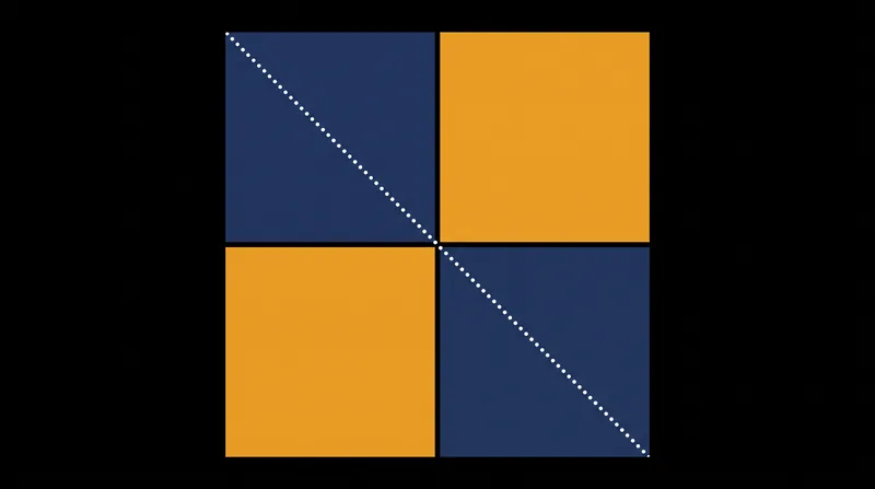 Because checkerboard parcels meet only at infinitely small corners, accessing public land requires stepping diagonally over the boundary.