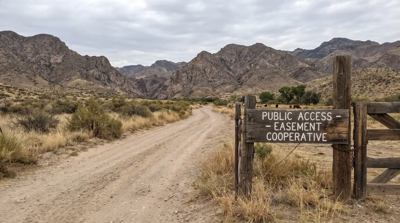 Formal easements and land swaps remain the preferred method for establishing permanent, vehicle-accessible routes.