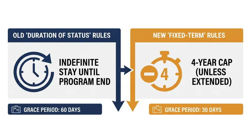 The new DHS rule fundamentally alters the timeline and administrative requirements for international students.